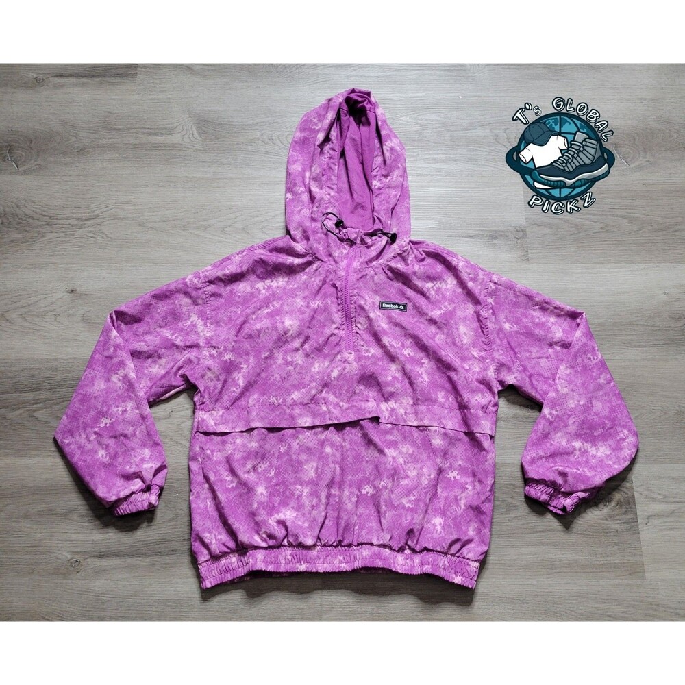 Reebok Running Womens Half-Zip Pullover Sprinter Jacket Pink Womens size Small